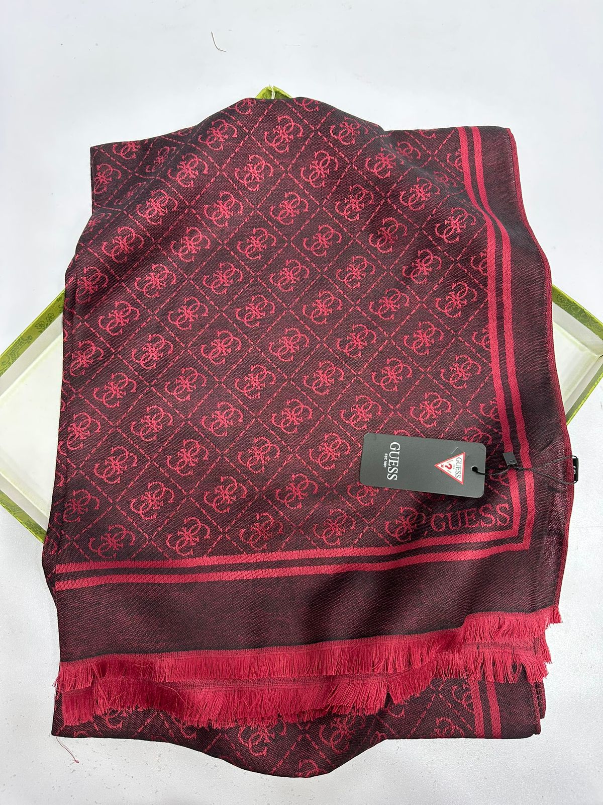 Monogram Jacquard Pashmina Scarf