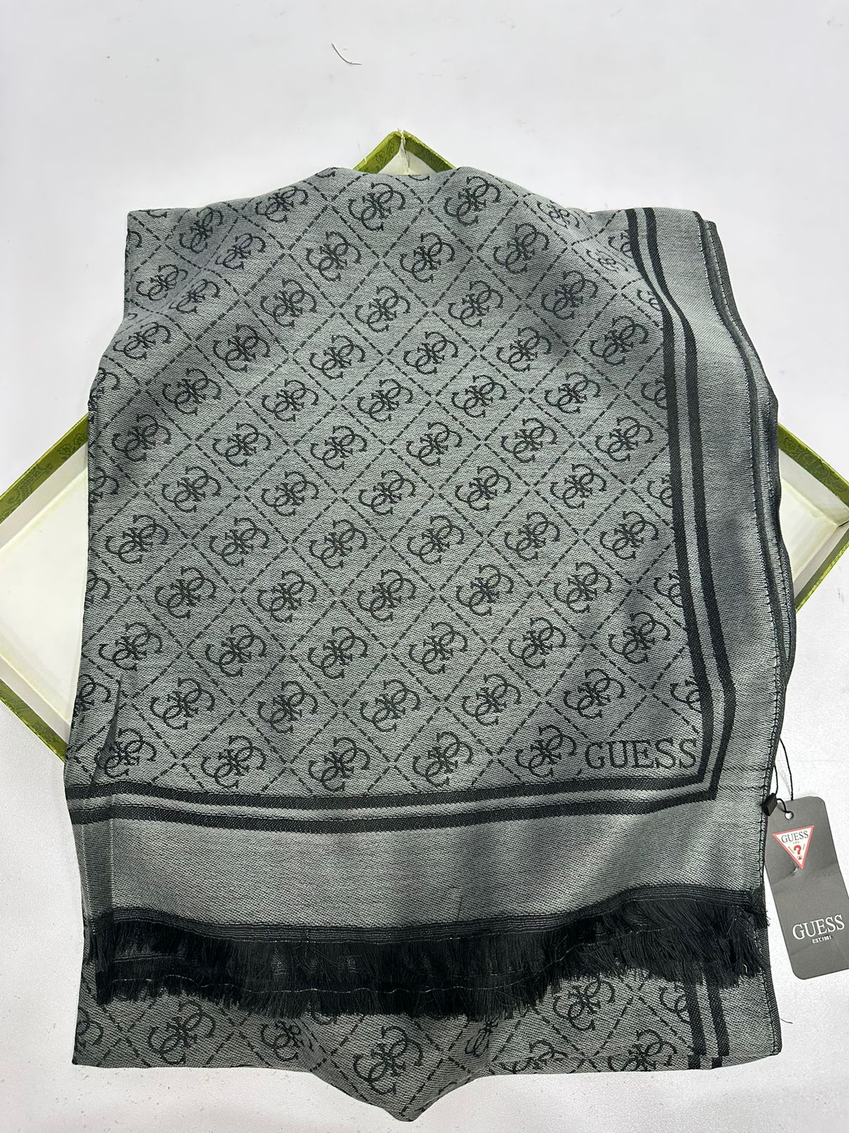 Monogram Jacquard Pashmina Scarf