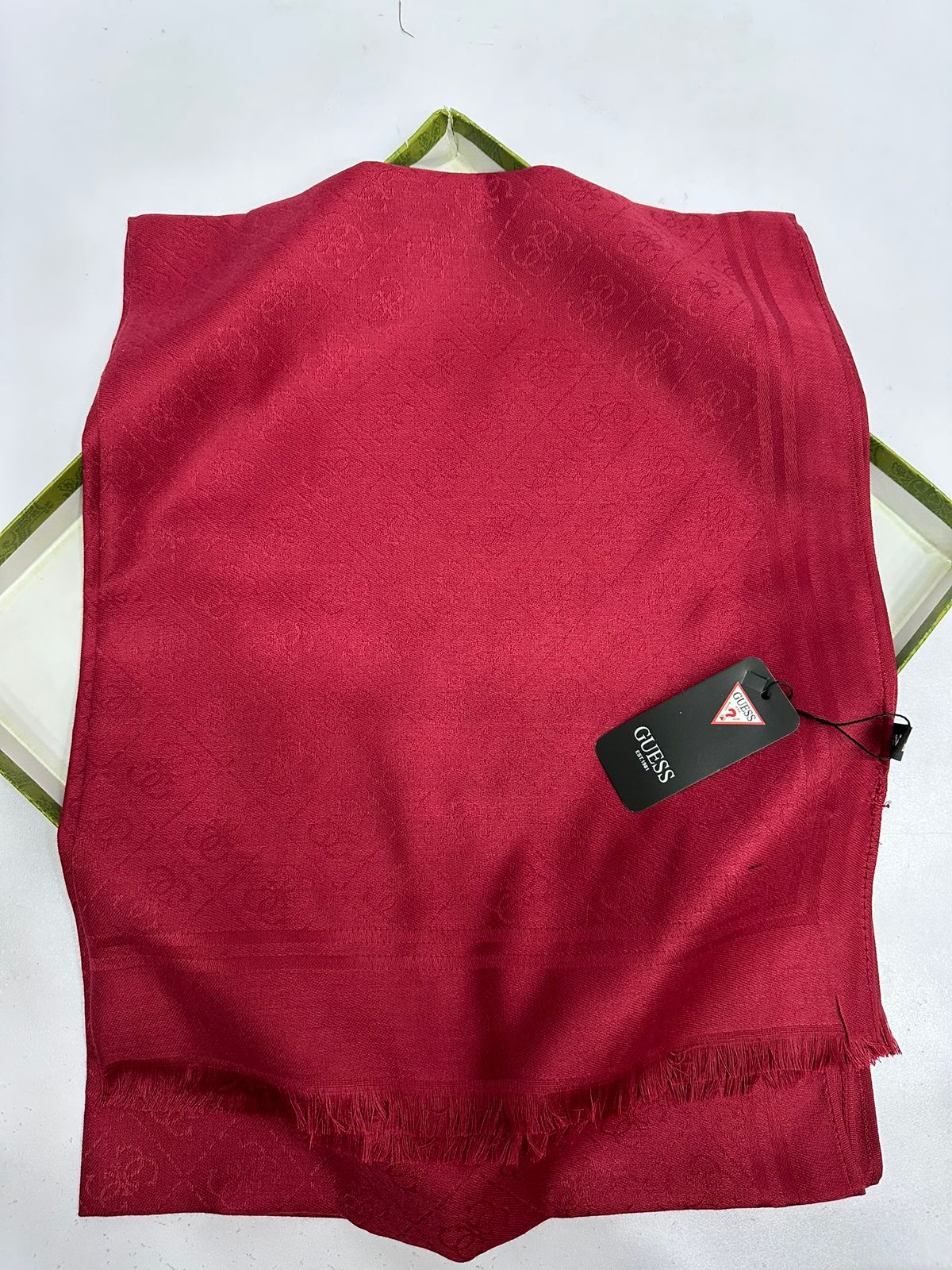 Monogram Jacquard Pashmina Scarf