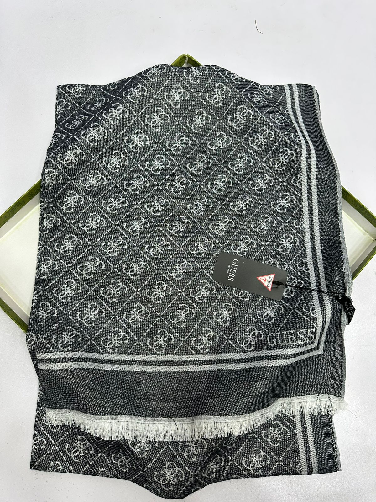 Monogram Jacquard Pashmina Scarf