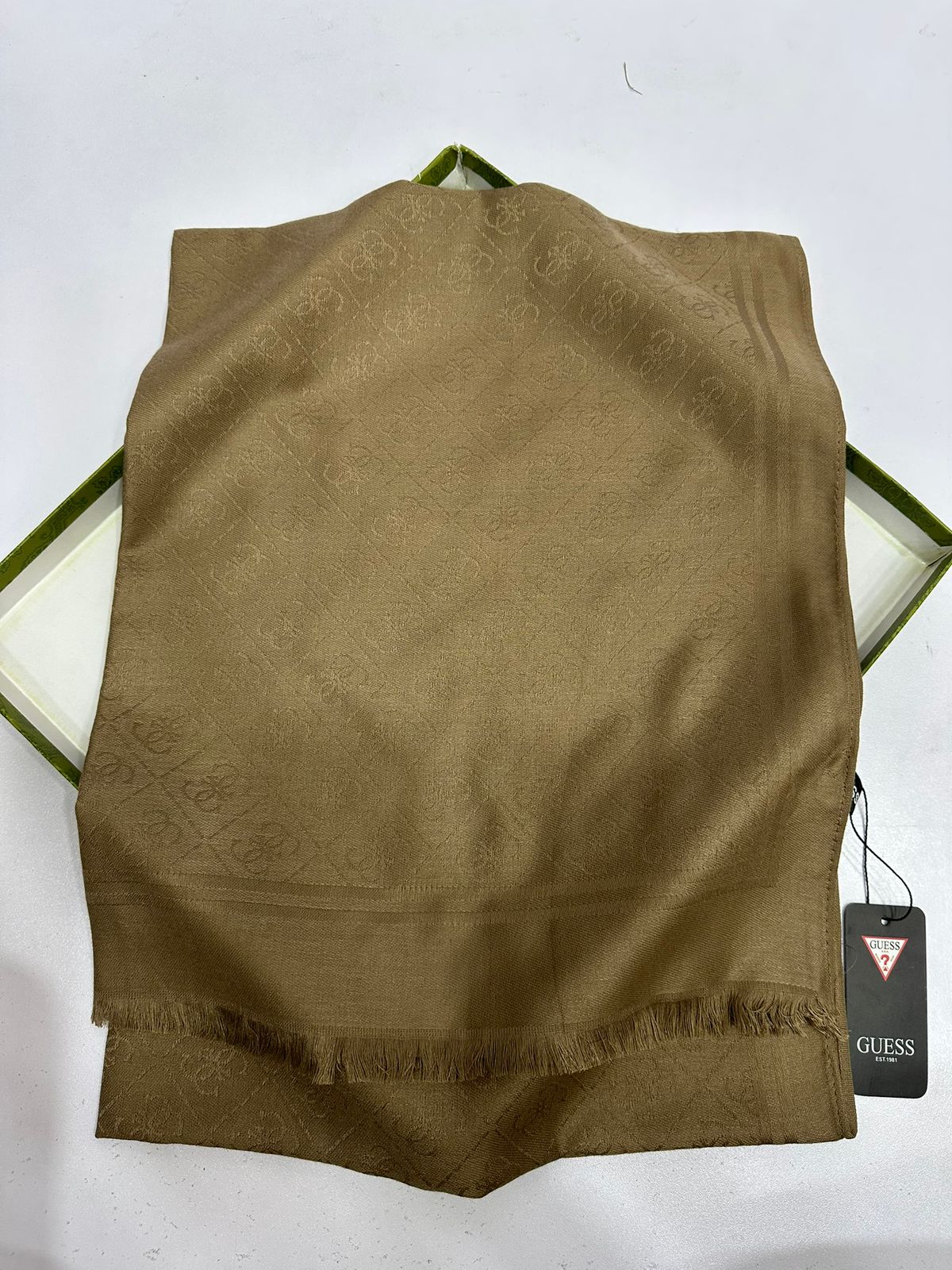Monogram Jacquard Pashmina Scarf