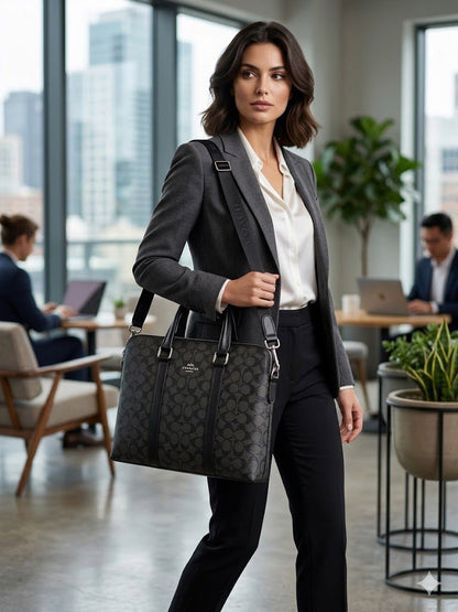 15" Dual-Zip Laptop Briefcase
