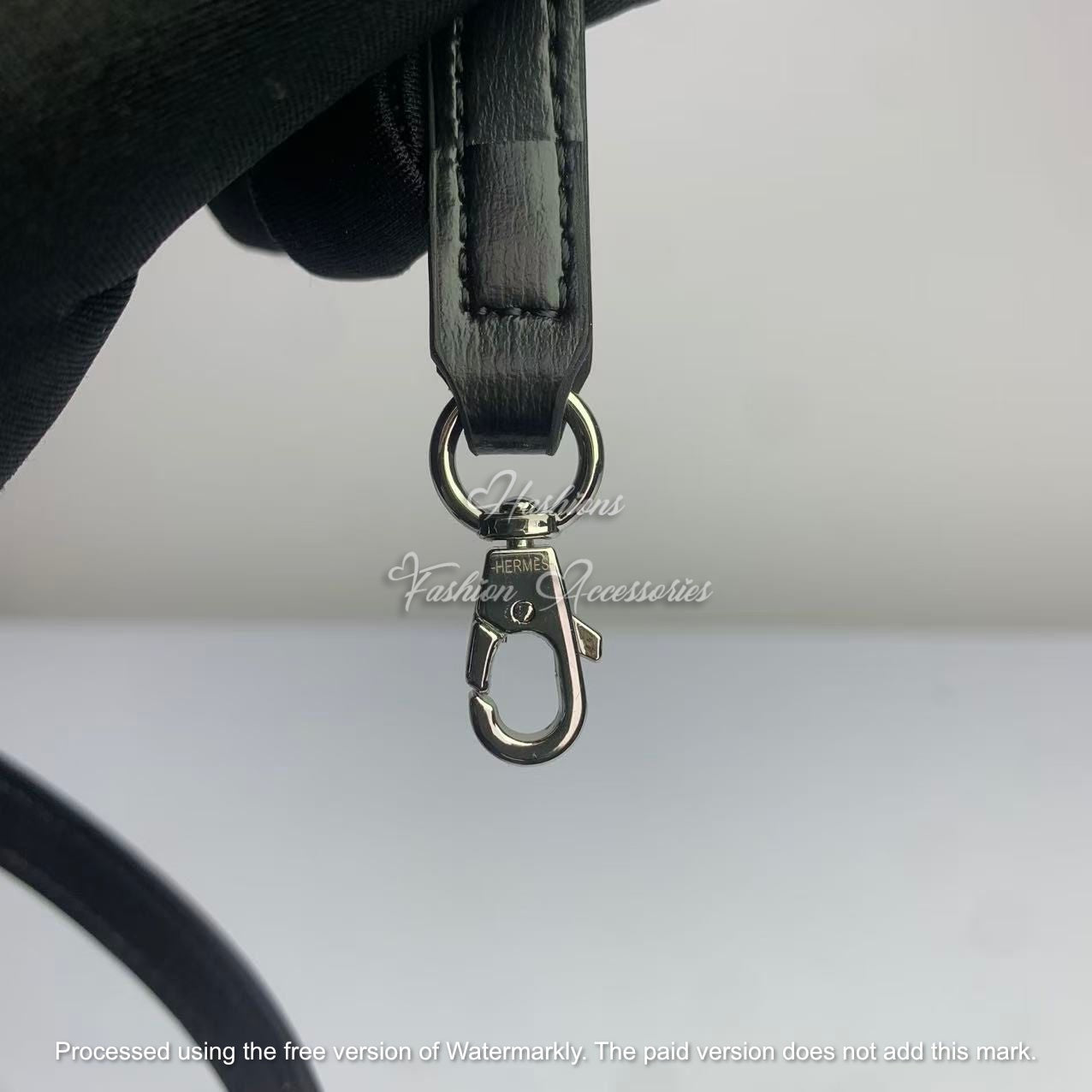 Studded Leather Top Handle Bag