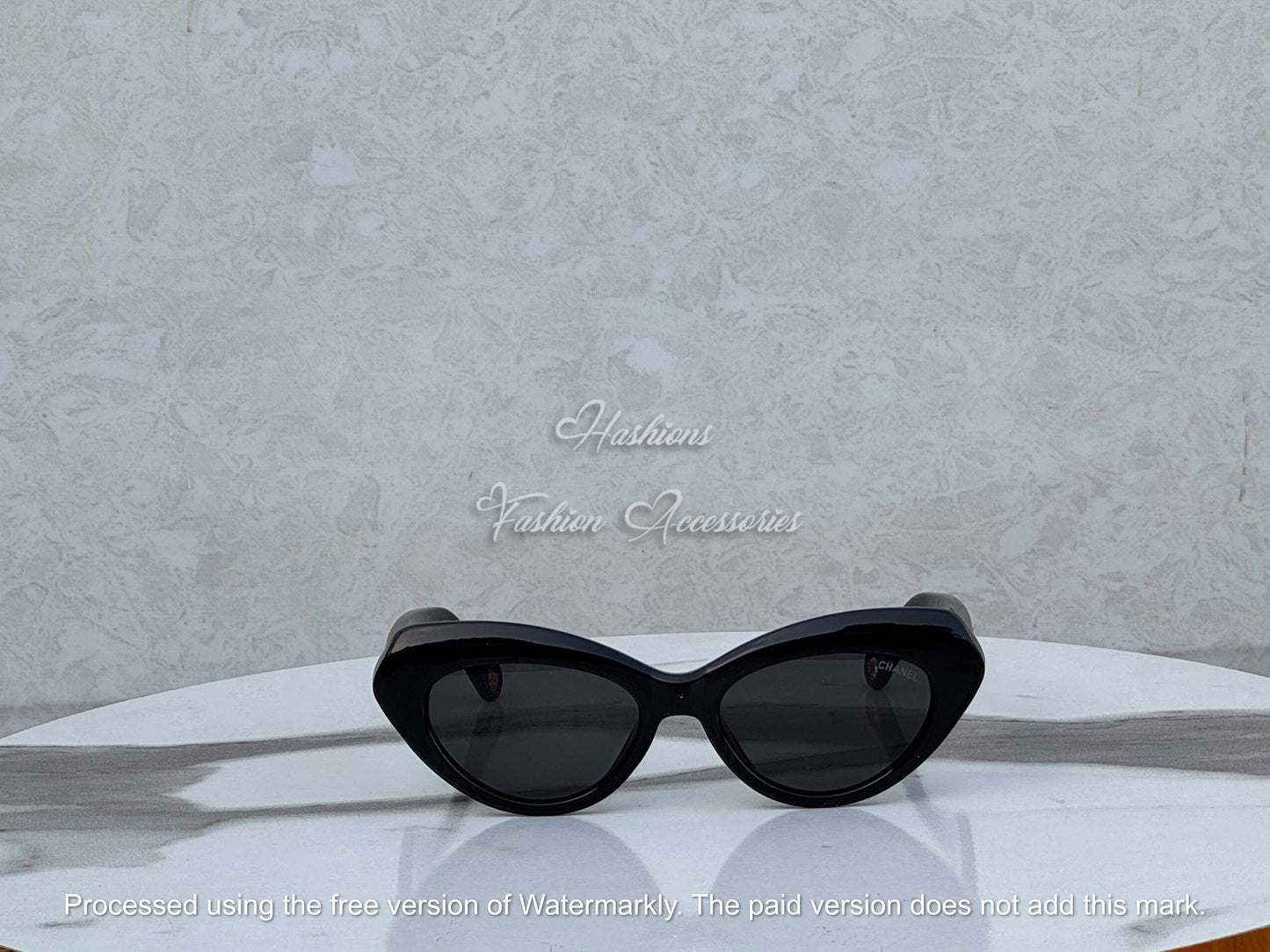 Black Cat-Eye Sunglasses