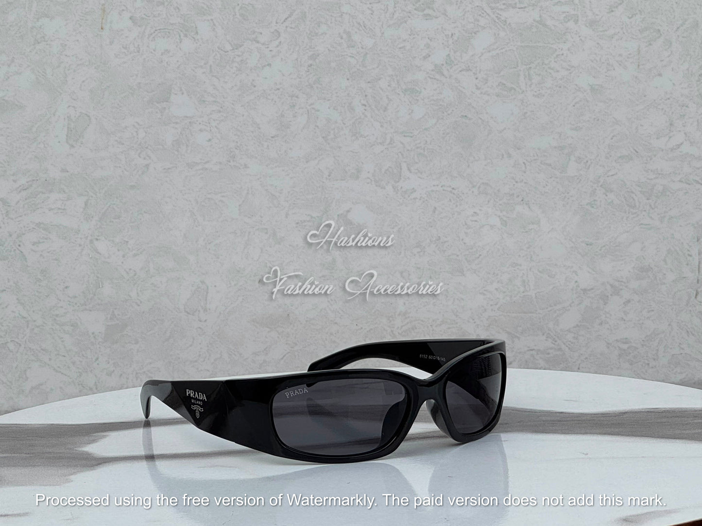 Black Wrap Sunglasses
