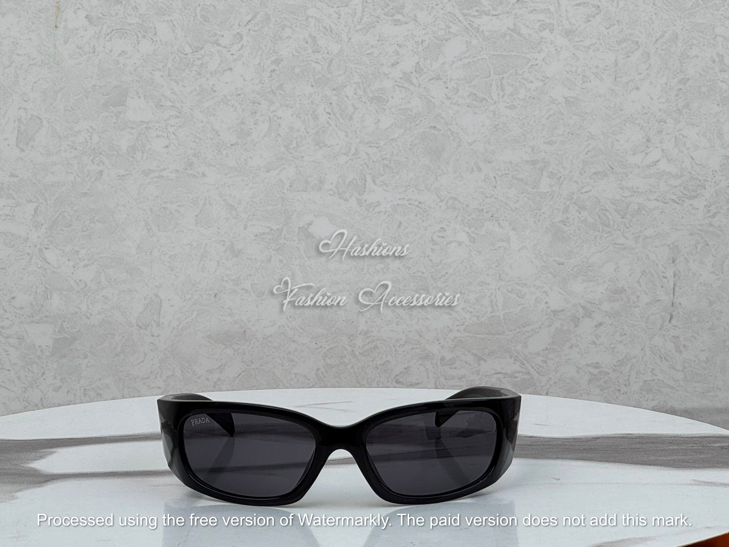 Black Wrap Sunglasses