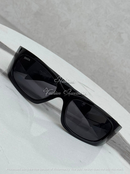 Black Wrap Sunglasses