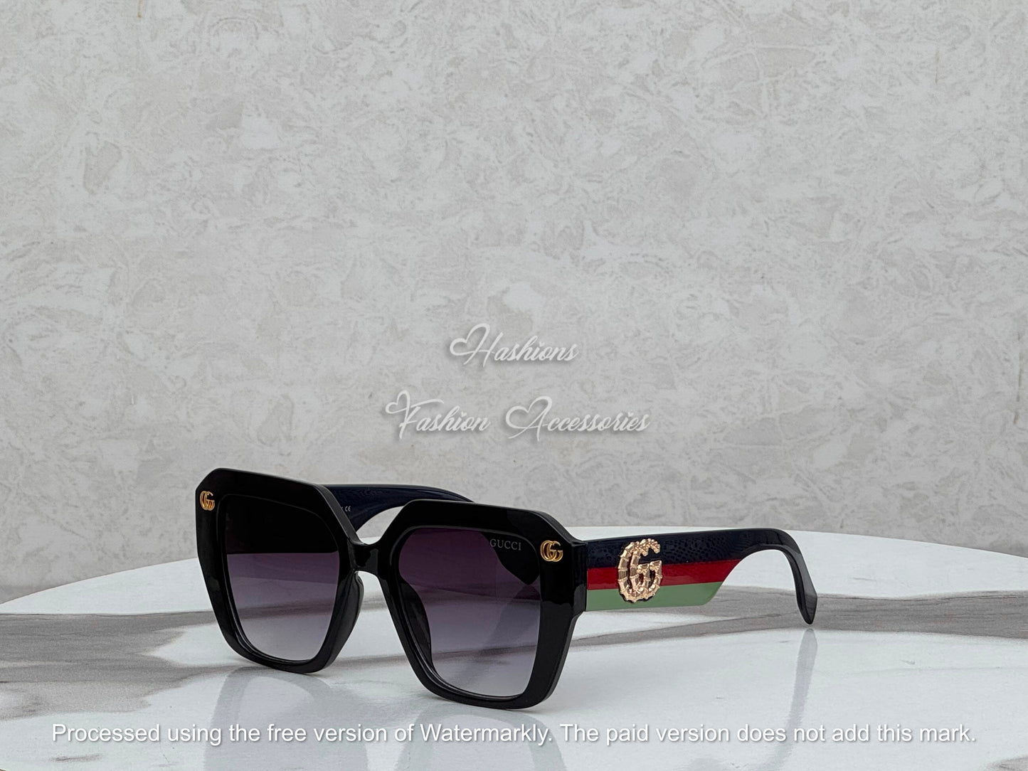 Black Square Sunglasses