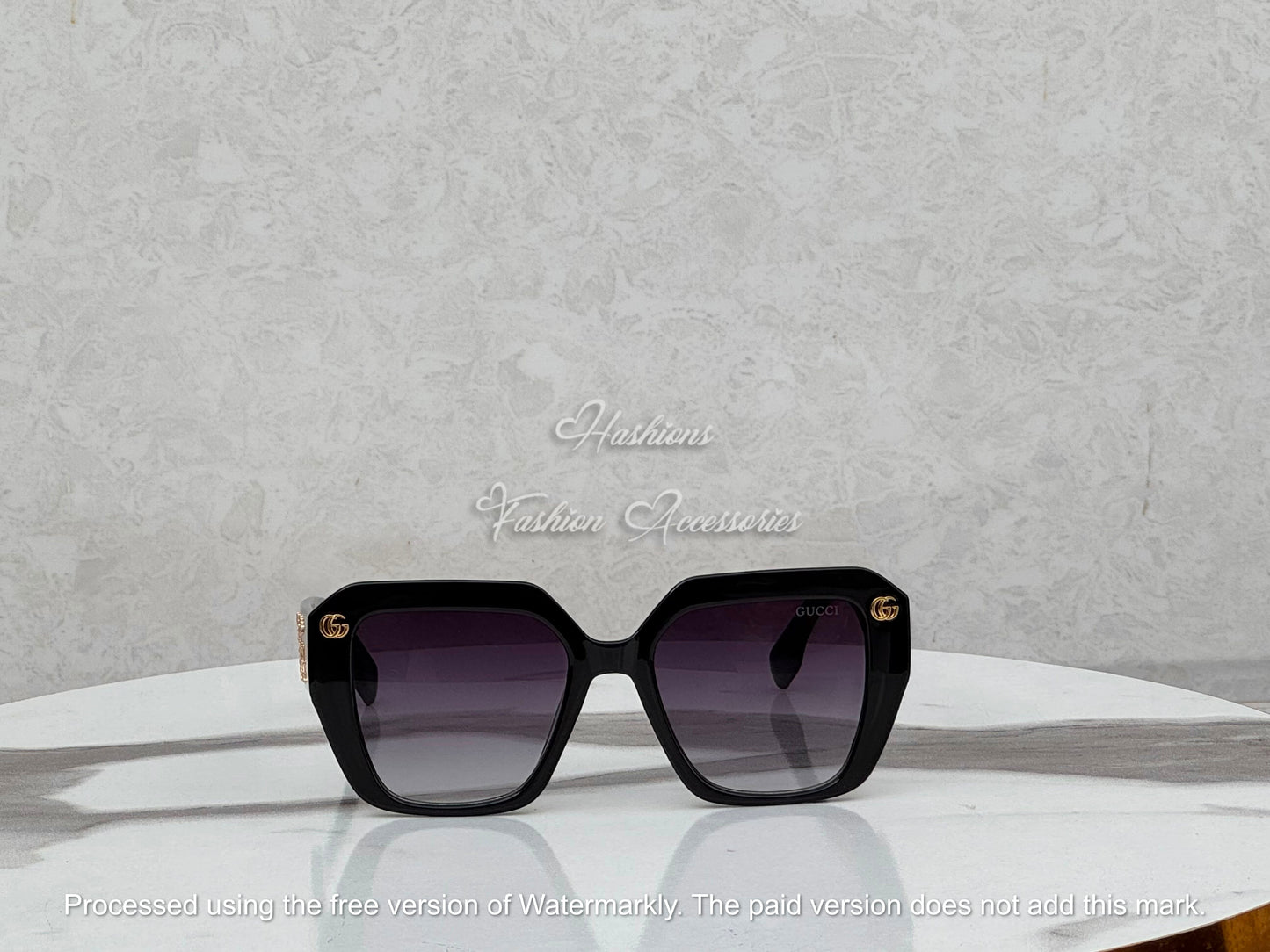 Black Square Sunglasses