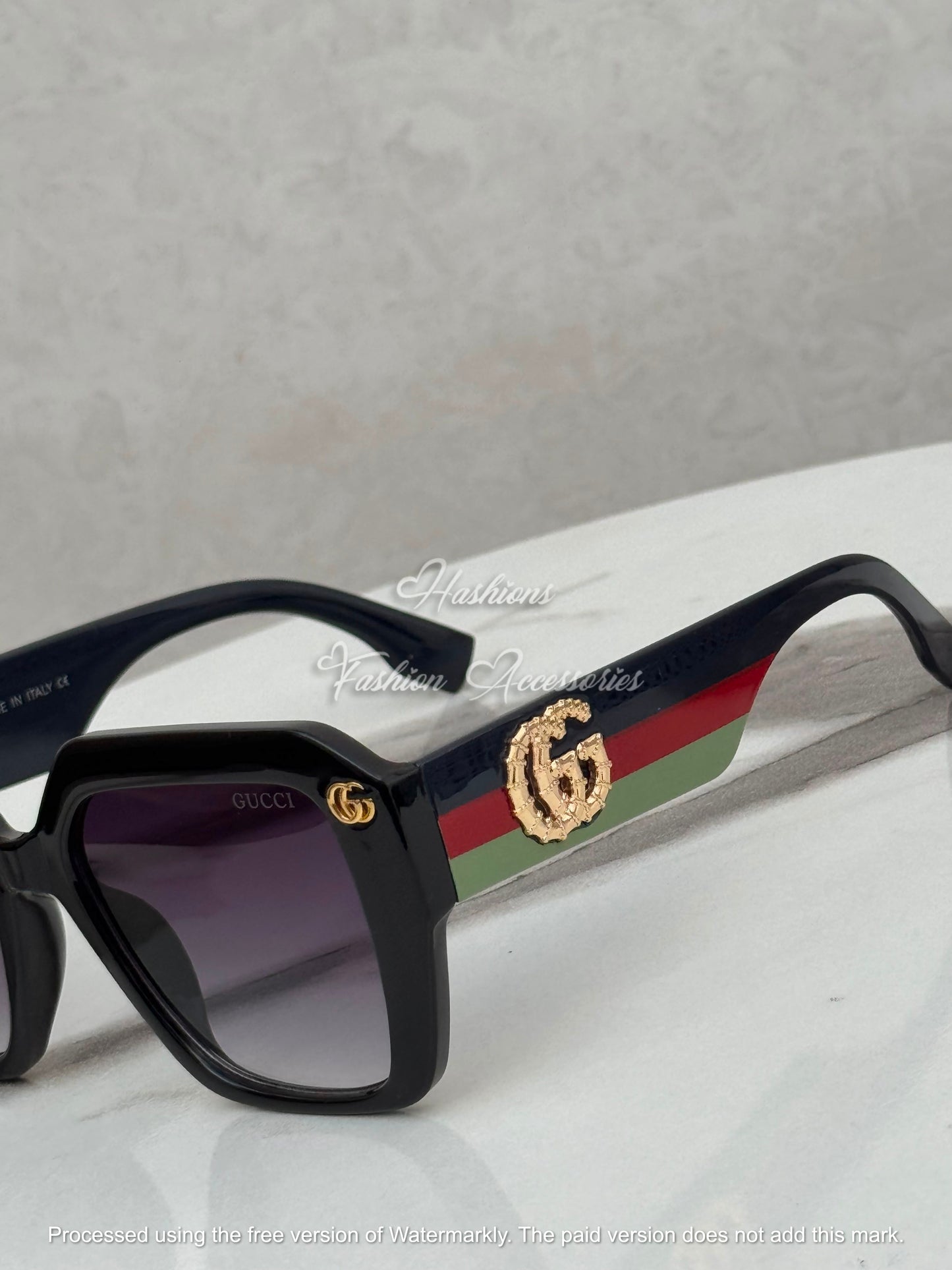 Black Square Sunglasses