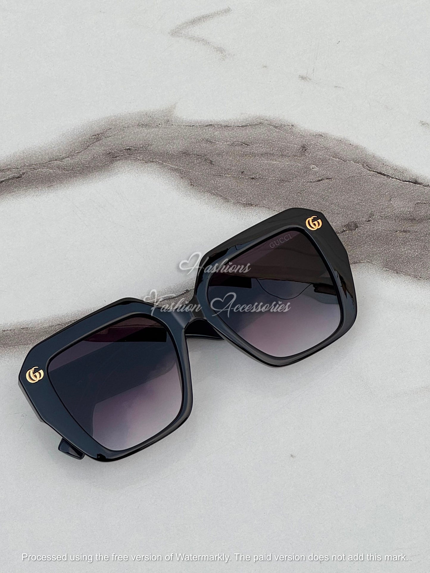 Black Square Sunglasses