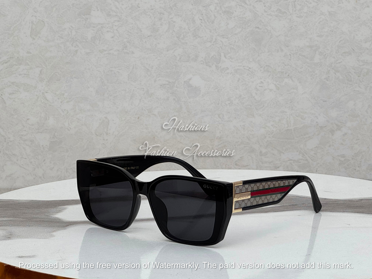 Black Square Sunglasses