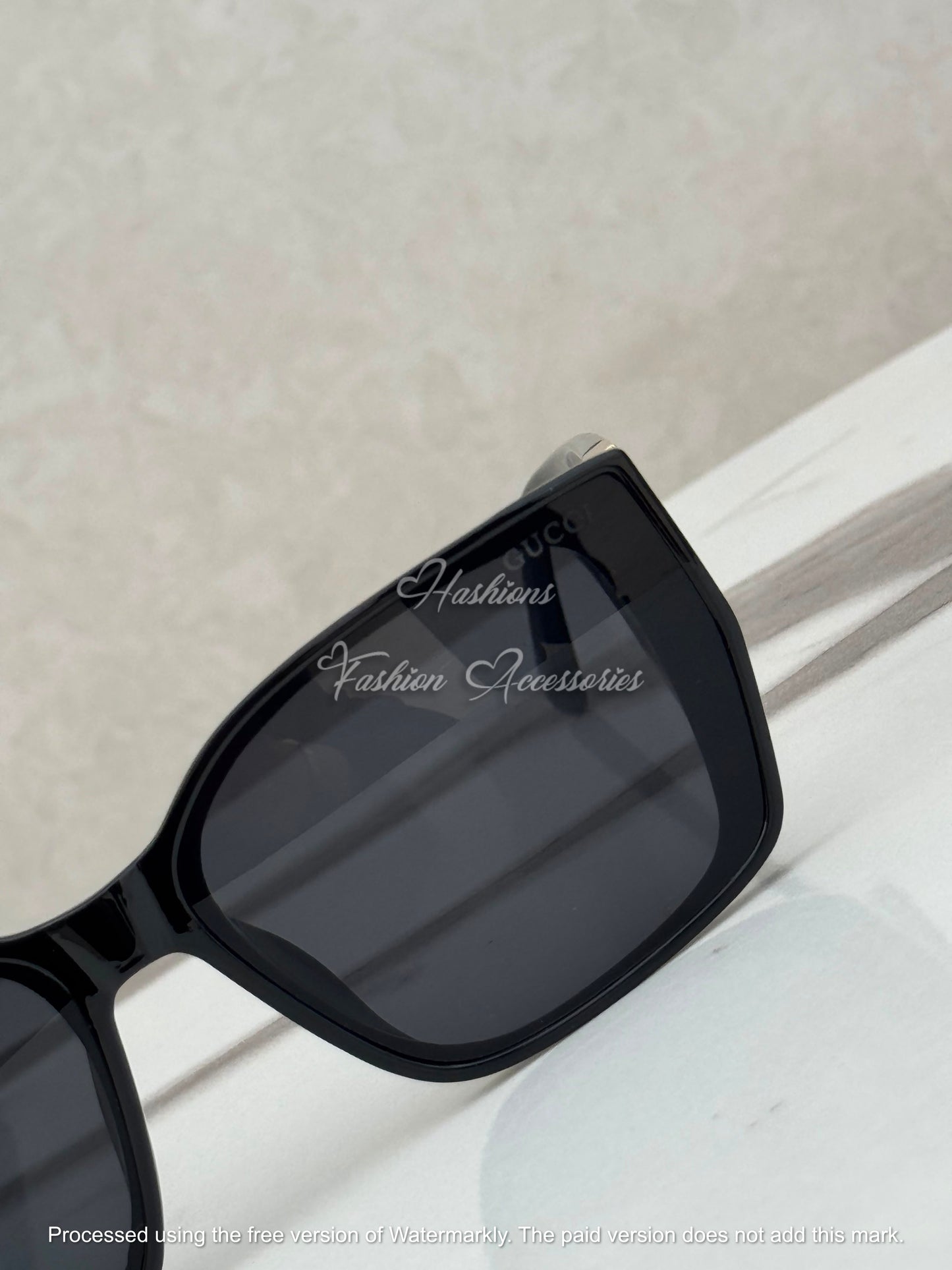 Black Square Sunglasses
