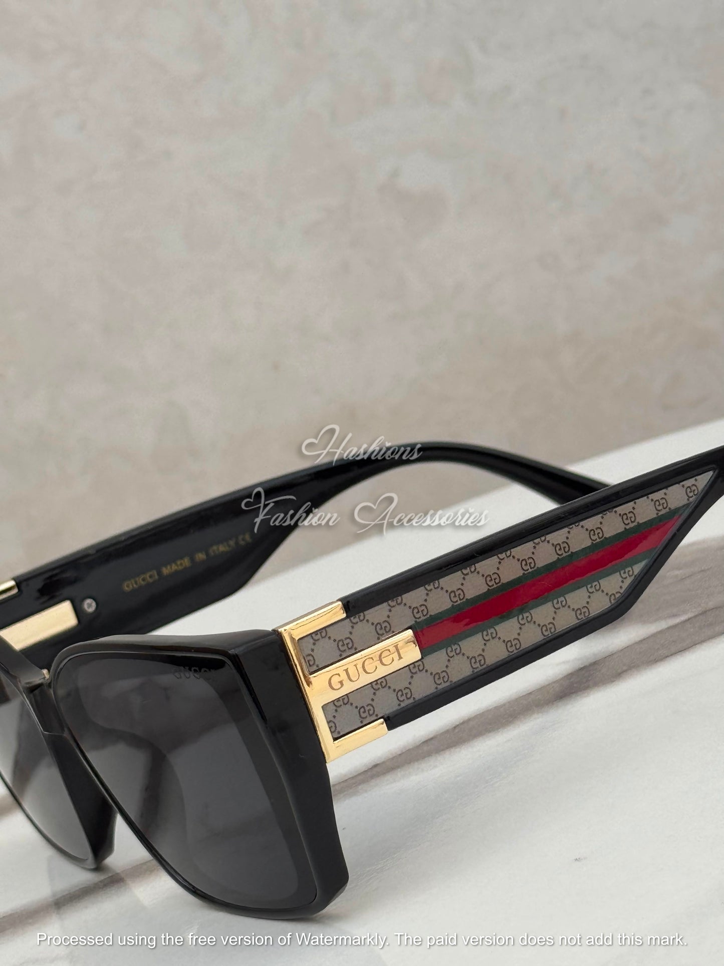 Black Square Sunglasses