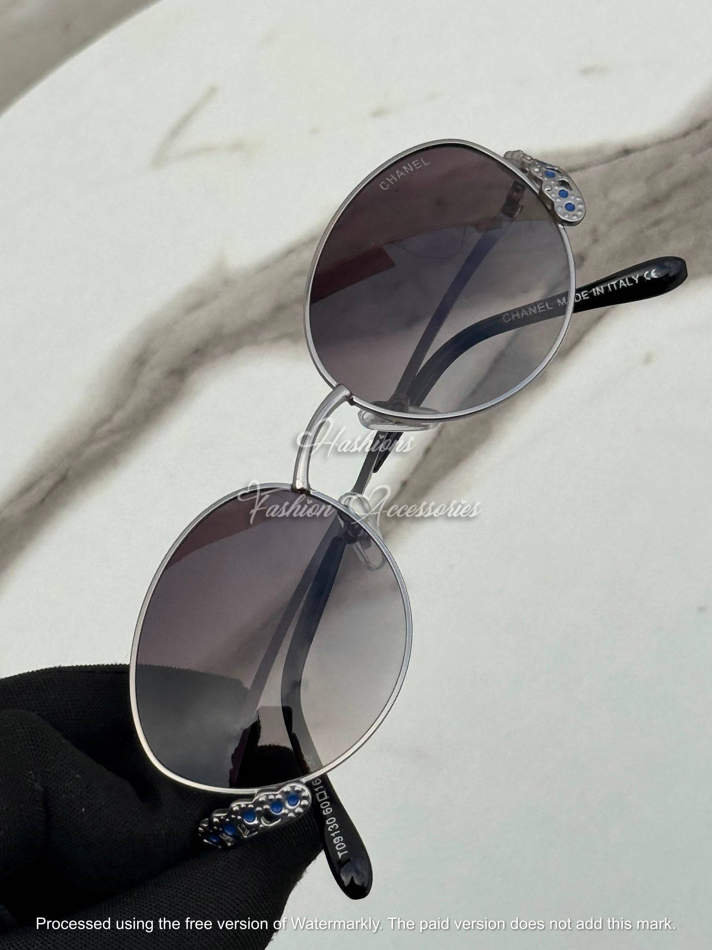 Round Crystal Sunglasses