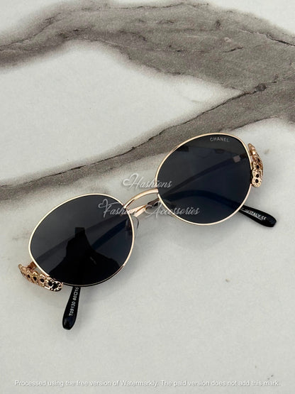 Round Crystal Sunglasses