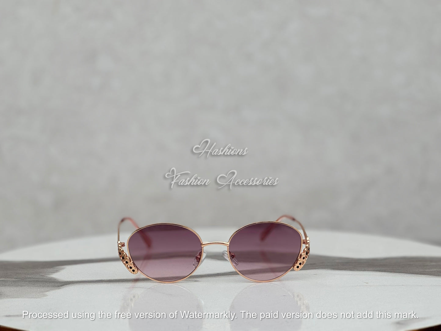 Round Crystal Sunglasses