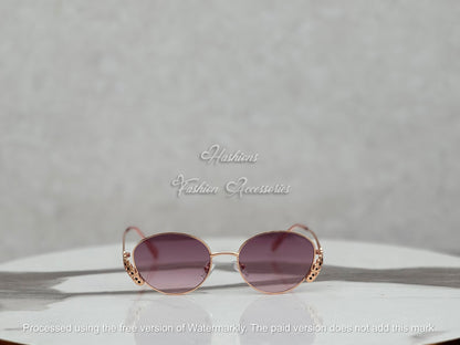 Round Crystal Sunglasses