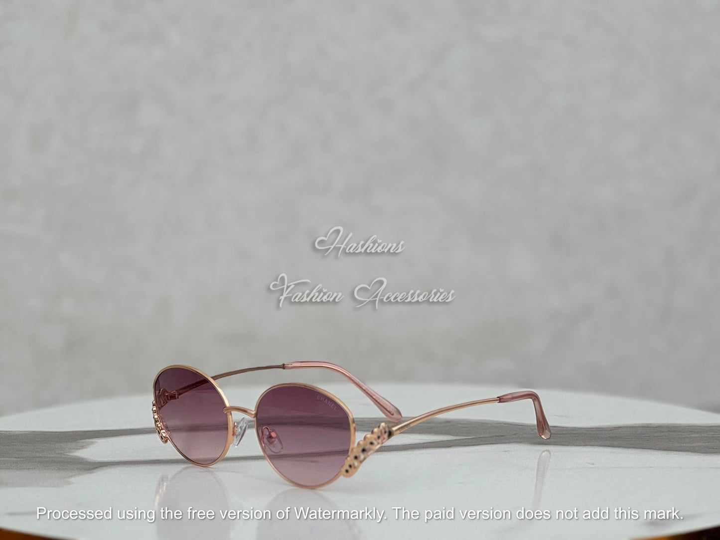 Round Crystal Sunglasses
