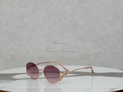 Round Crystal Sunglasses