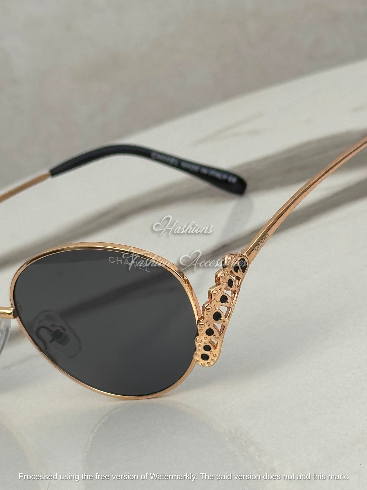 Round Crystal Sunglasses