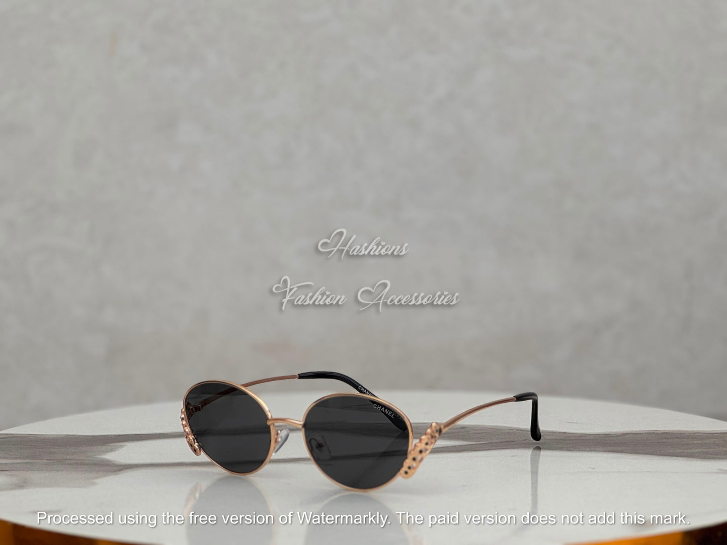 Round Crystal Sunglasses