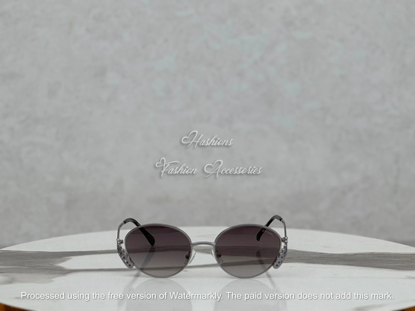 Round Crystal Sunglasses