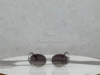 Round Crystal Sunglasses