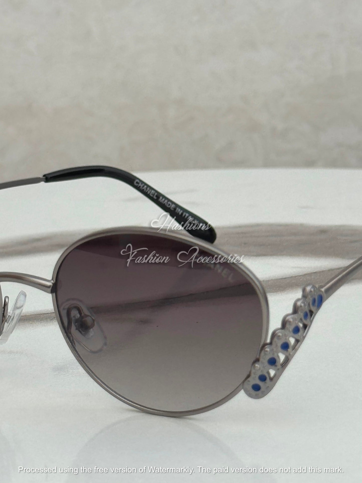 Round Crystal Sunglasses