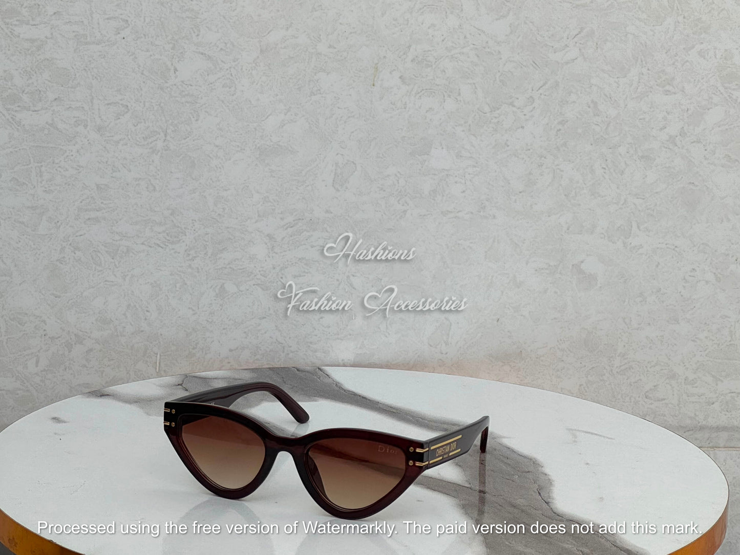 Sculpted Cat-Eye Sunglasses