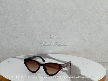 Sculpted Cat-Eye Sunglasses