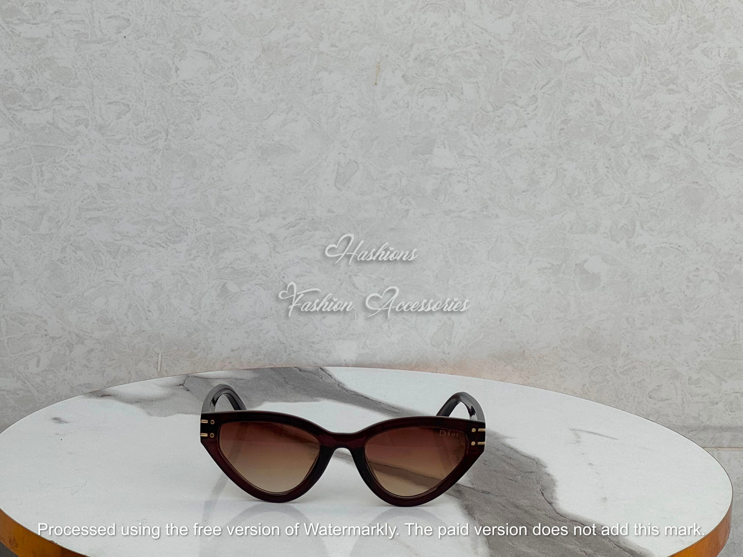 Sculpted Cat-Eye Sunglasses