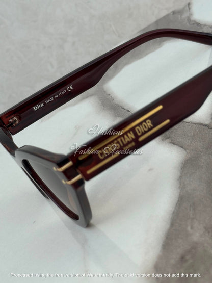 Sculpted Cat-Eye Sunglasses