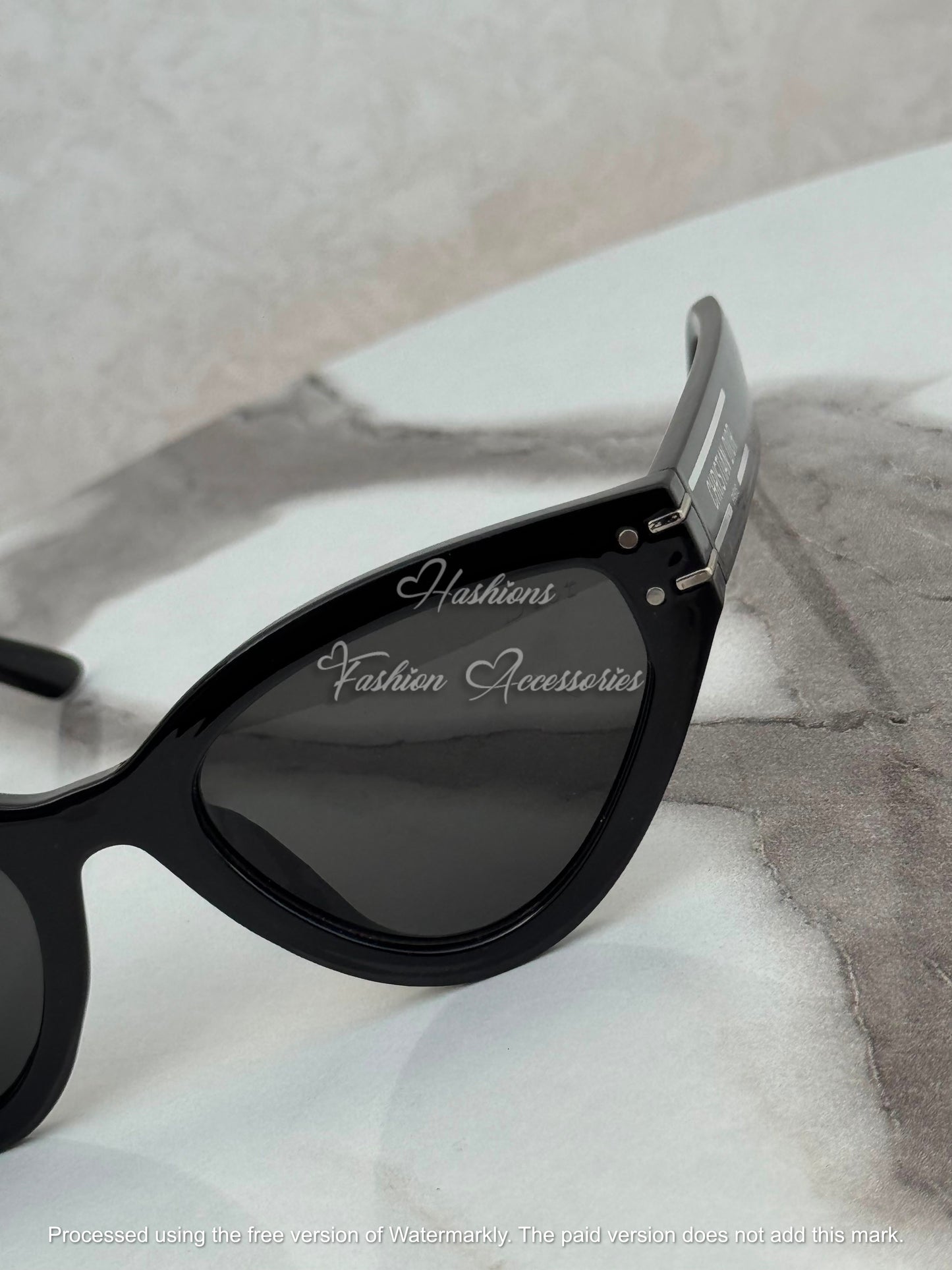 Sculpted Cat-Eye Sunglasses
