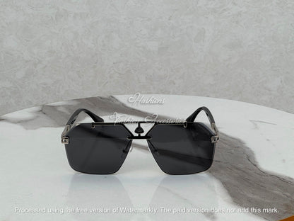 Geometric Shield Sunglasses