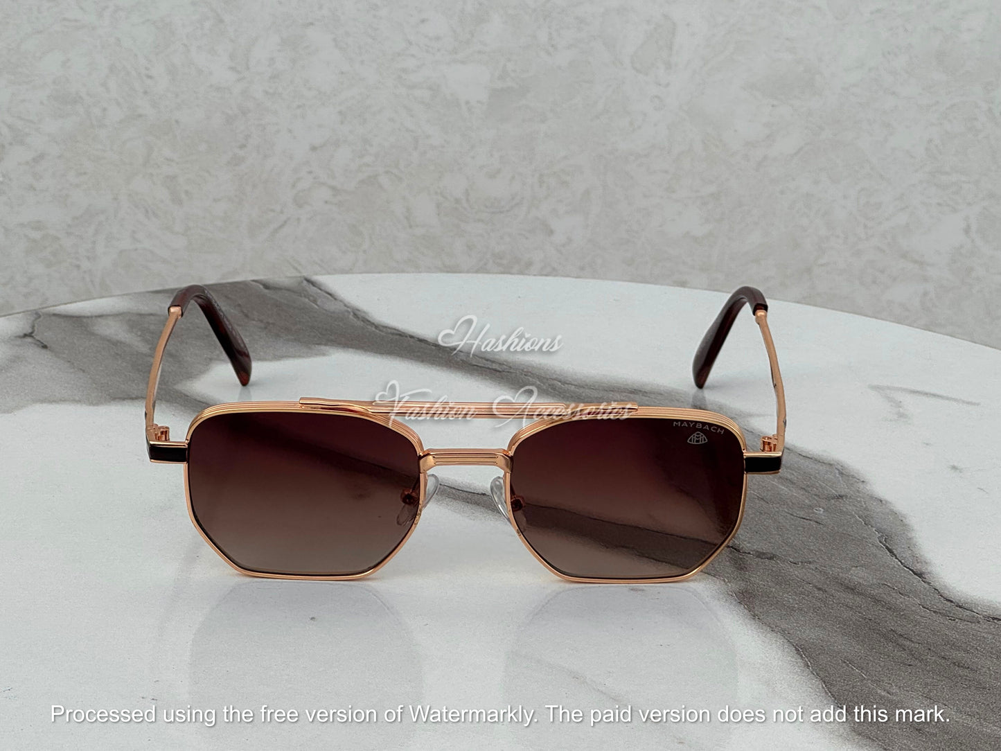 Double Bridge Square Sunglasses