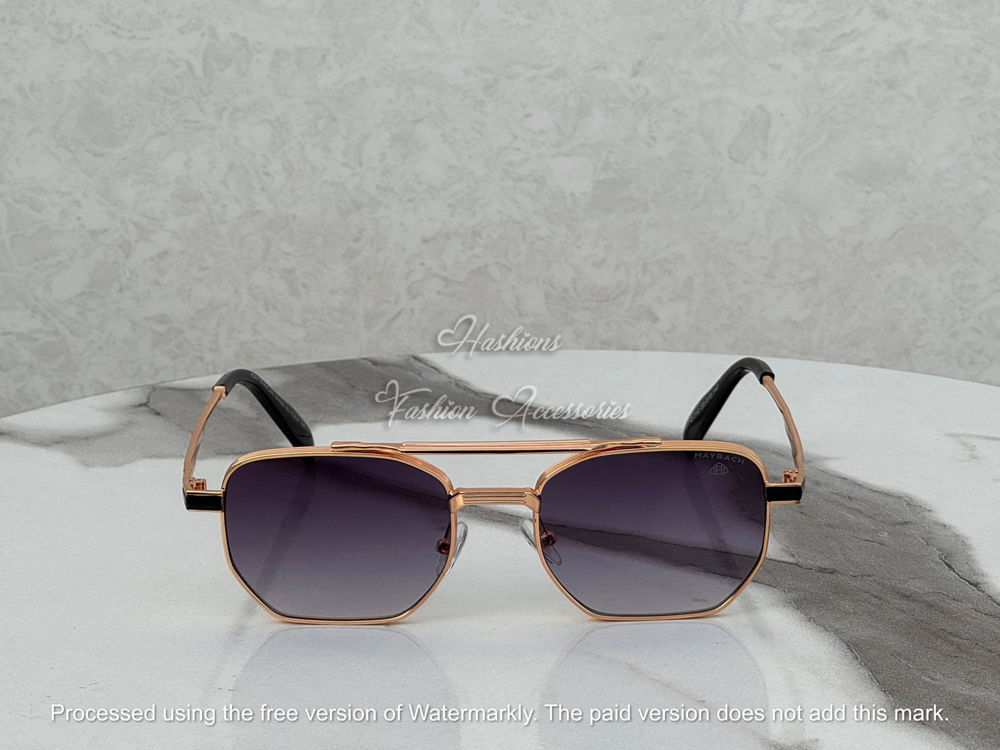 Double Bridge Square Sunglasses
