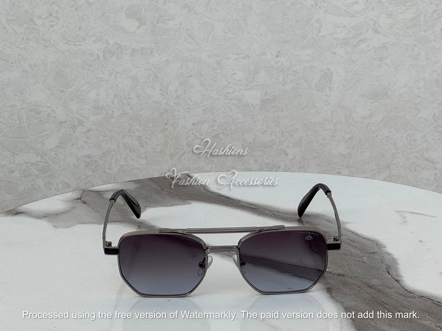 Double Bridge Square Sunglasses