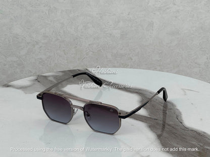 Double Bridge Square Sunglasses