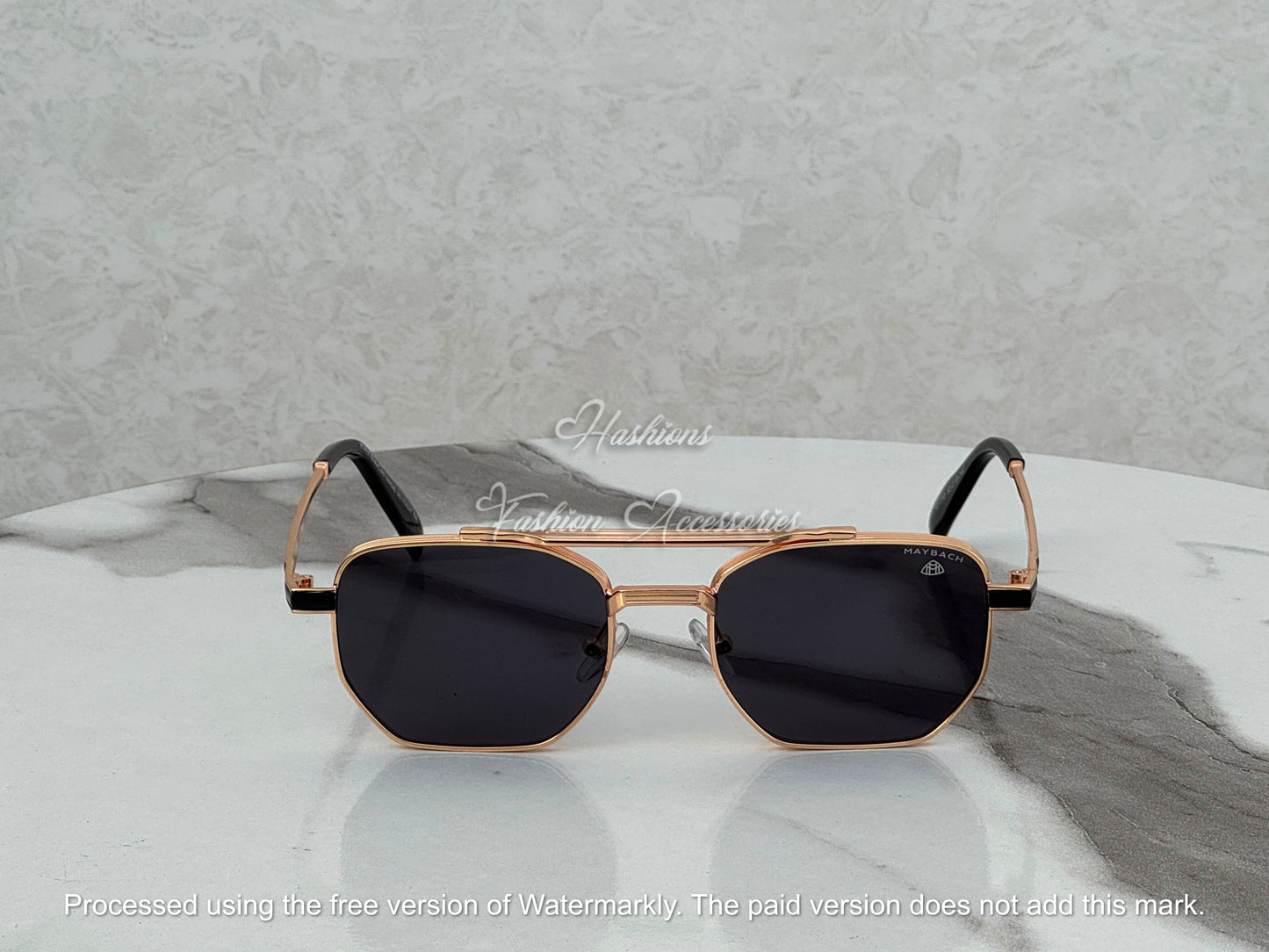 Double Bridge Square Sunglasses