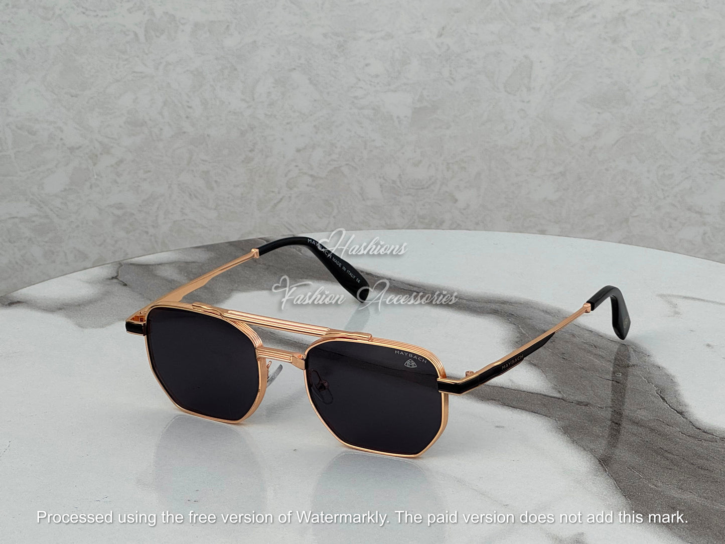 Double Bridge Square Sunglasses