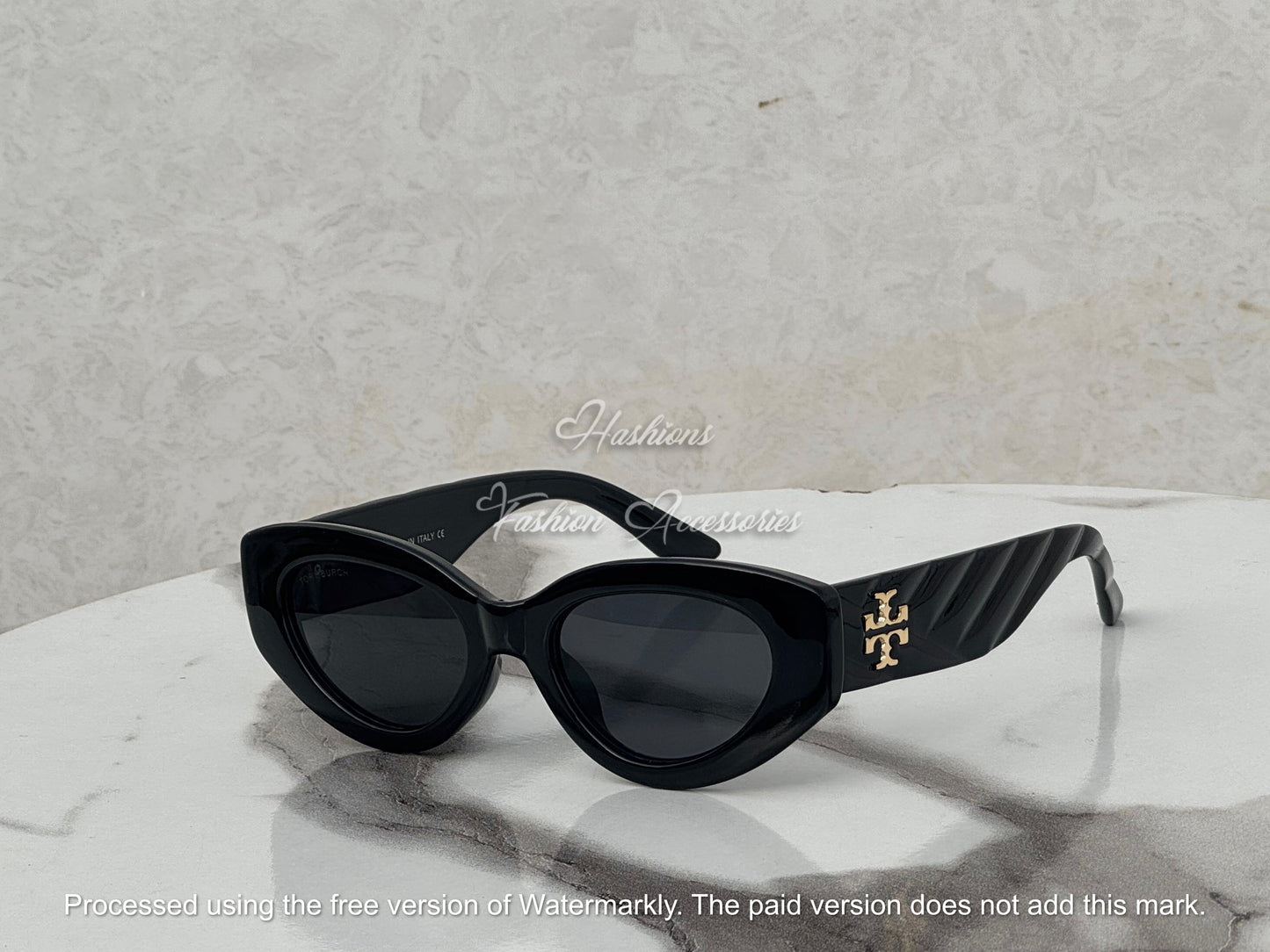 Black Oval Sunglasses