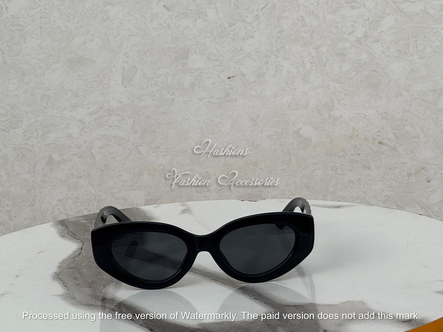 Black Oval Sunglasses