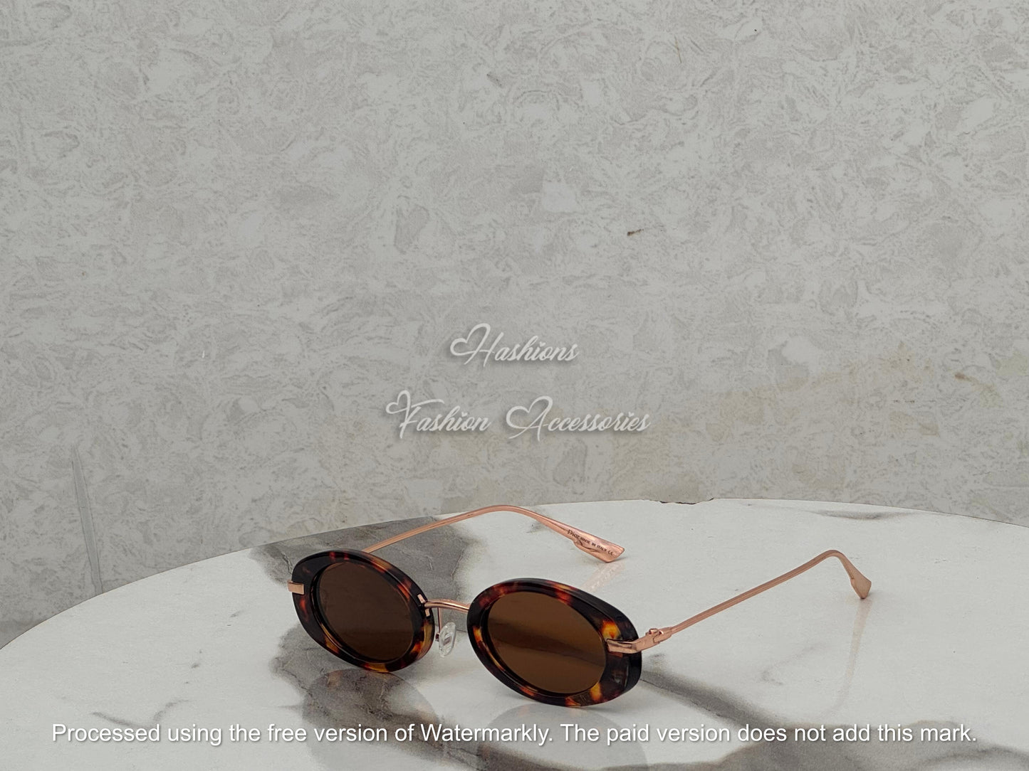 Tortoise Oval Sunglasses