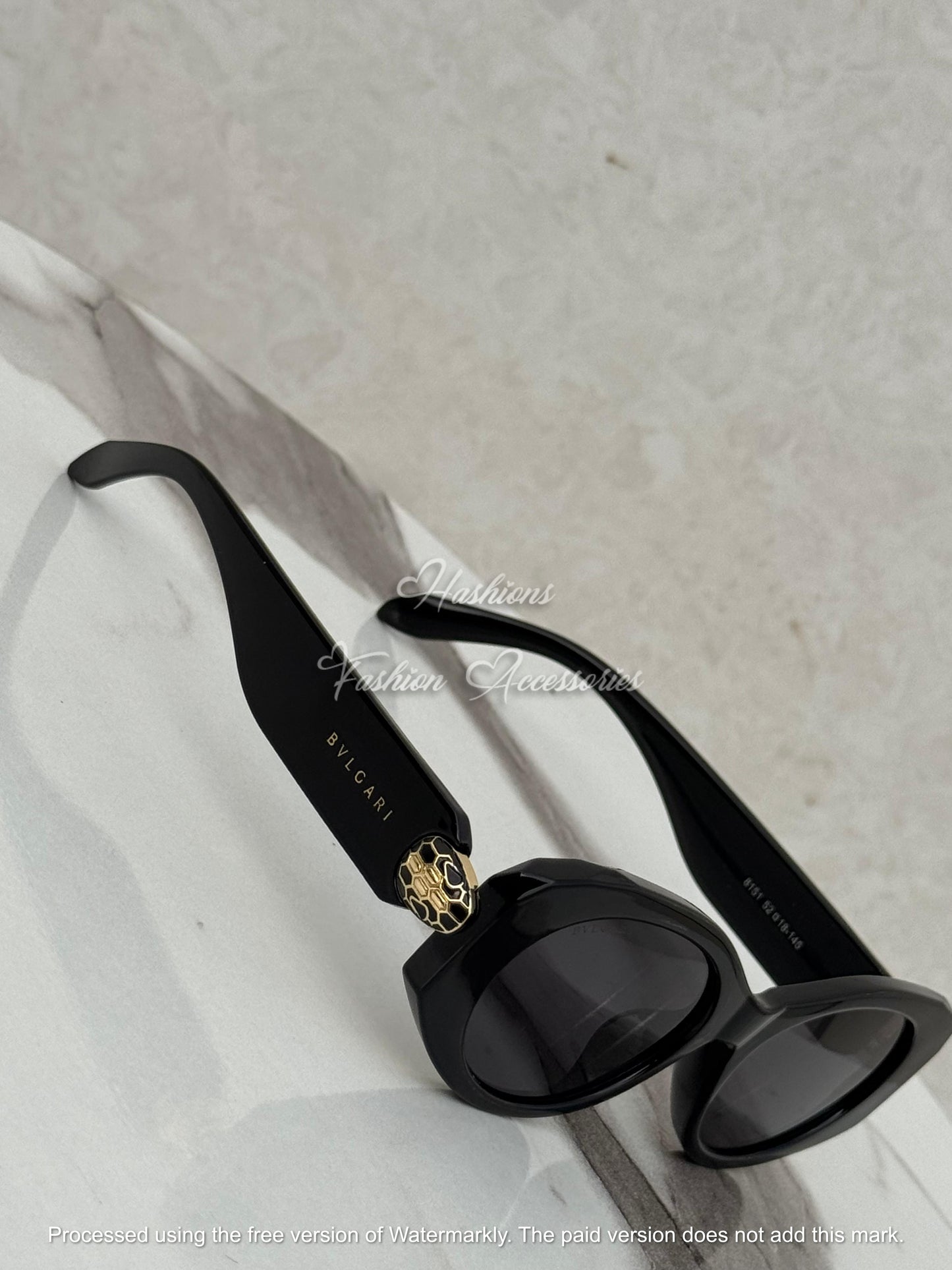 Black Oval Sunglasses