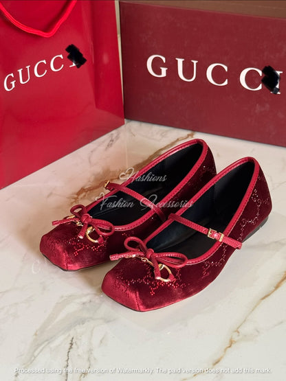 Velvet Bow Flats
