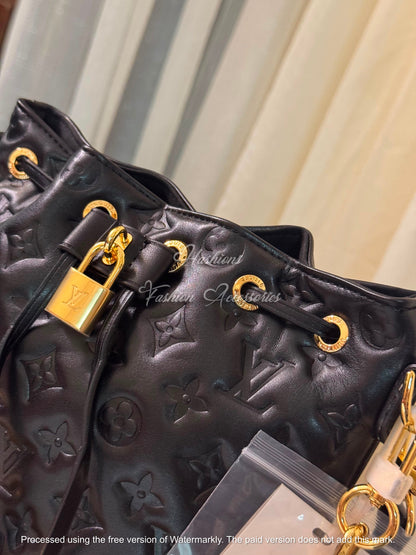 Embossed Bucket Bag