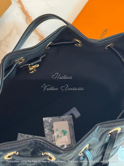 Embossed Bucket Bag