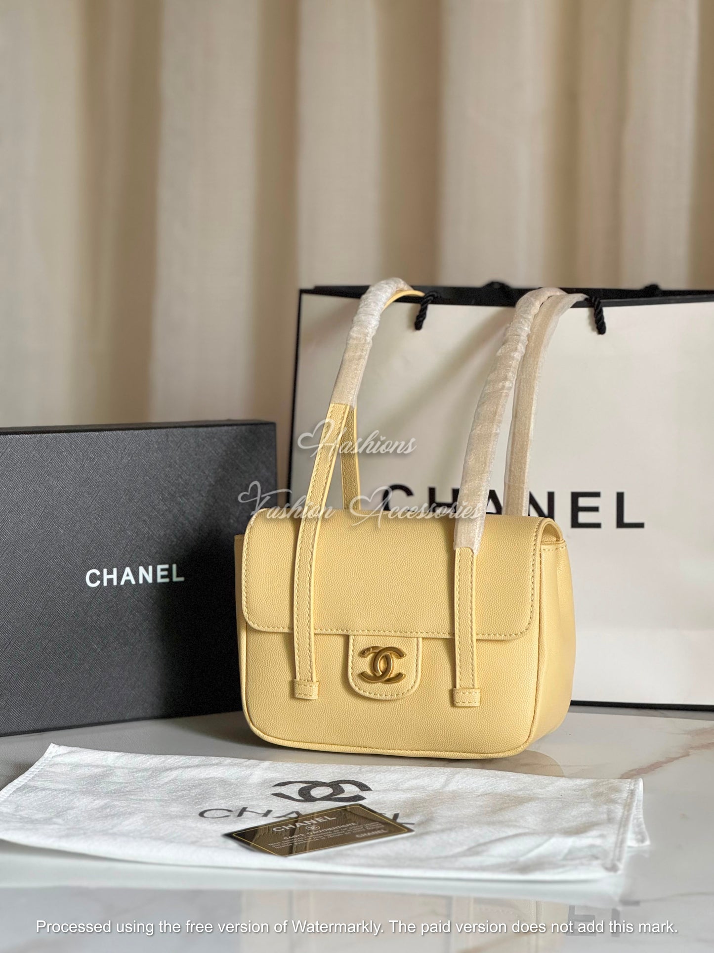 Structured Flap Handbag