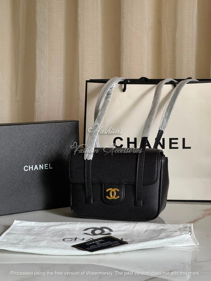 Structured Flap Handbag